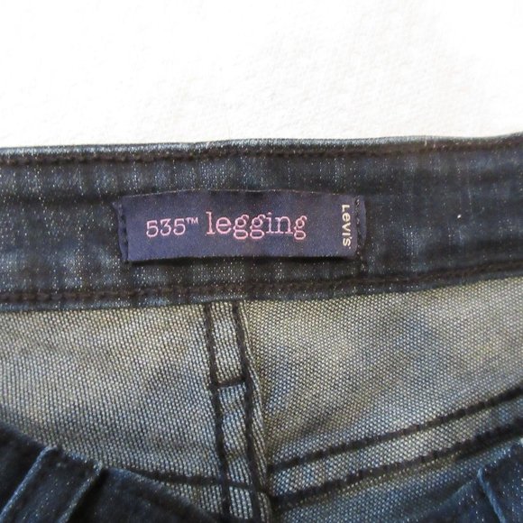 womens levi's 535 legging jeans 7m - Picture 4 of 7
